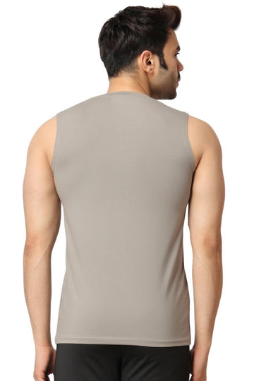 Grey Athletic Tank Top for Men